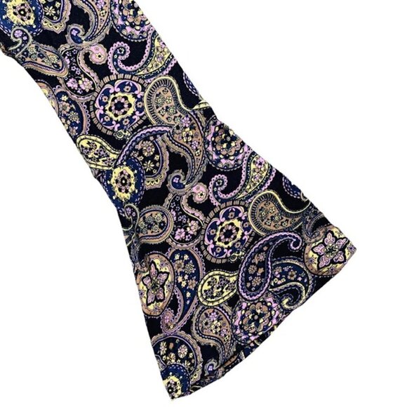 MODCLOTH Paisley Floral Bell Sleeved Dress, Size Large - NWT - Picture 5 of 9